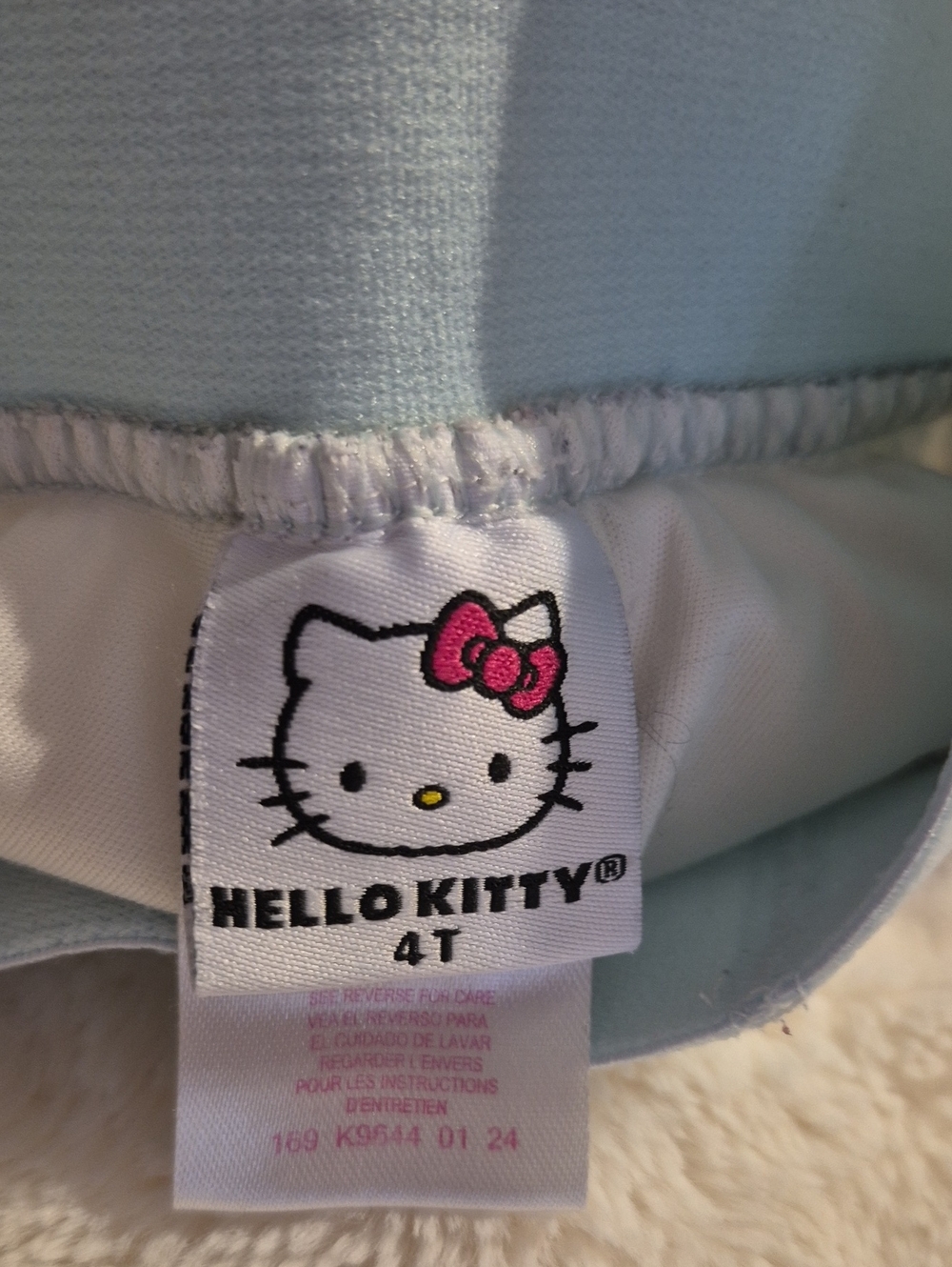 Hello Kitty Light Blue and Pink Tulle Dress Set - Picture 7 of 8
